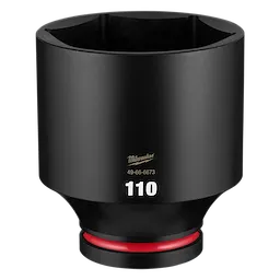 SHOCKWAVE Impact Duty 1" Drive 110mm Deep 6 Point Socket standing upright on a plain background.