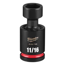 SHOCKWAVE Impact Duty 1/2" Drive 11/16" Standard Swivel Socket standing upright with 11/16 marking visible.