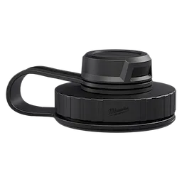 Tether Lid for PACKOUT Bottles with a looped handle and textured screw-on cap on a plain background.