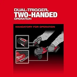 M18 FUEL™ 4-1/2" / 5" Dual-Trigger Braking Grinder