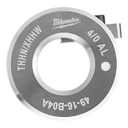 Milwaukee knockout punch for use only with 410 AL and specified conduit sizes, labeled THHNXHHW, model 49-16-BOA4.