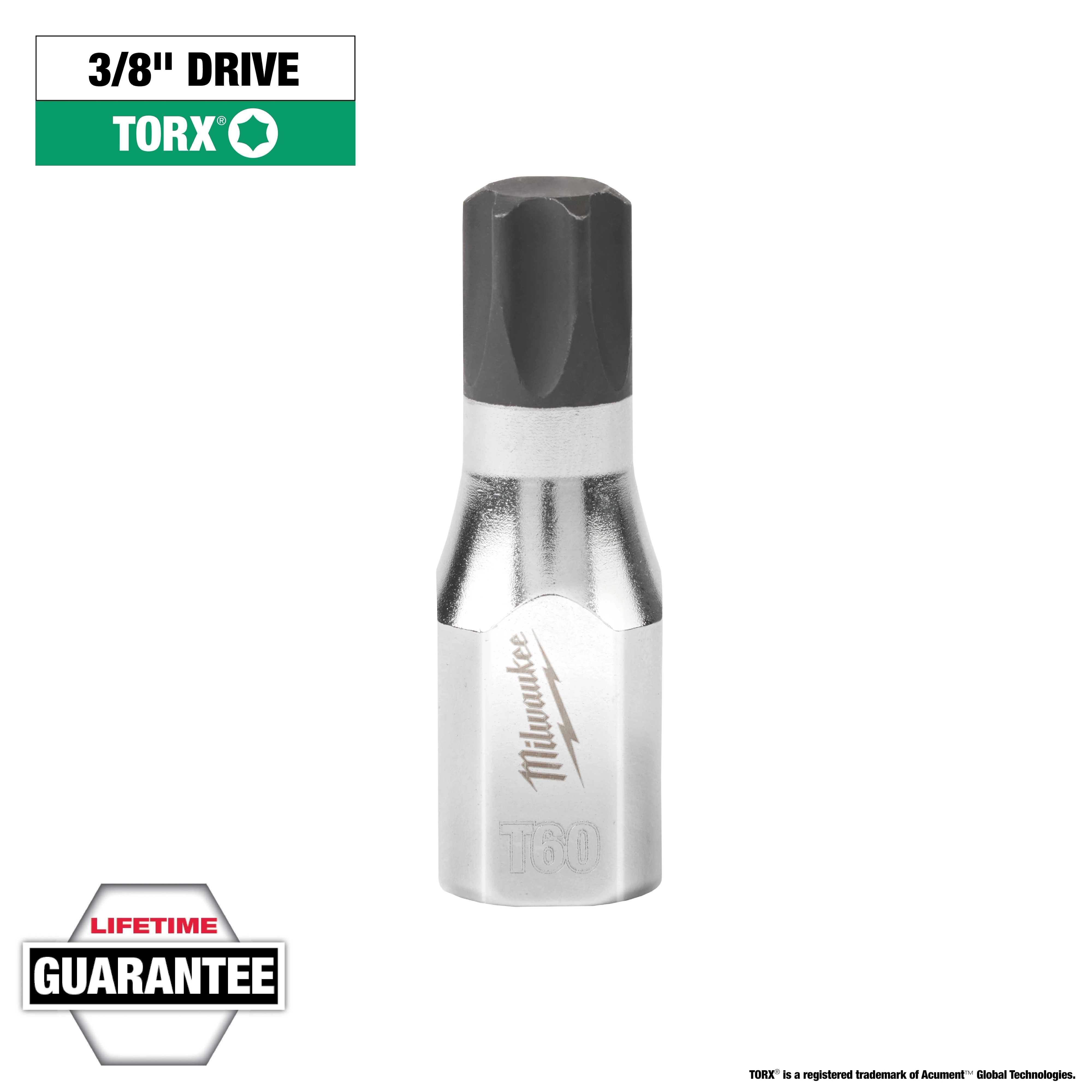 3/8" Drive T60 Torx Bit Socket