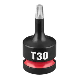 SHOCKWAVE Impact Duty 1/2" Drive 2" Torx T30 Bit Socket standing upright on a plain white background.
