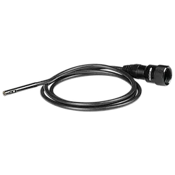 5mm Borescope Camera Cable features a slender, flexible design ideal for inspecting hard-to-reach areas. It has a small camera at one end and a connector at the other, marked with a "REMOVE" label and an arrow. The cable is black and appears to be ribbed for durability.