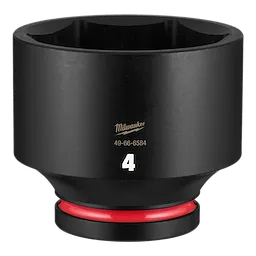 SHOCKWAVE Impact Duty 1" Drive 4" Standard 6 Point Socket standing upright on a plain background.