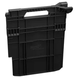 Divider for PACKOUT XL Crate, a black plastic insert with reinforcement ridges, side tabs, and a central built-in handle.