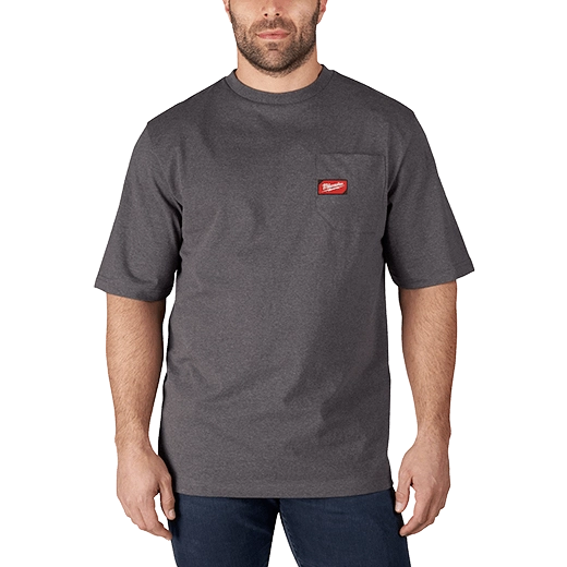 601G, 601GS, 601GM, 601GL, 601GXL, 601GXXL, 601G3XL - Short Sleeve Heavy Duty Pocket T-Shirt