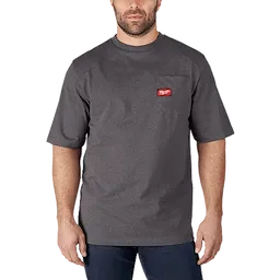 601G, 601GS, 601GM, 601GL, 601GXL, 601GXXL, 601G3XL - Short Sleeve Heavy Duty Pocket T-Shirt