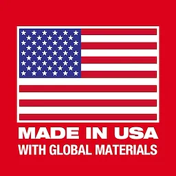 Made In USA With Global Materials logo
