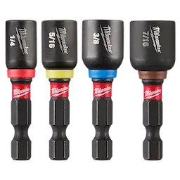 コバM SHOCKWAVE 4PC 1-7/8 Impact Magnetic Nut Driver Set | Milwaukee Tool