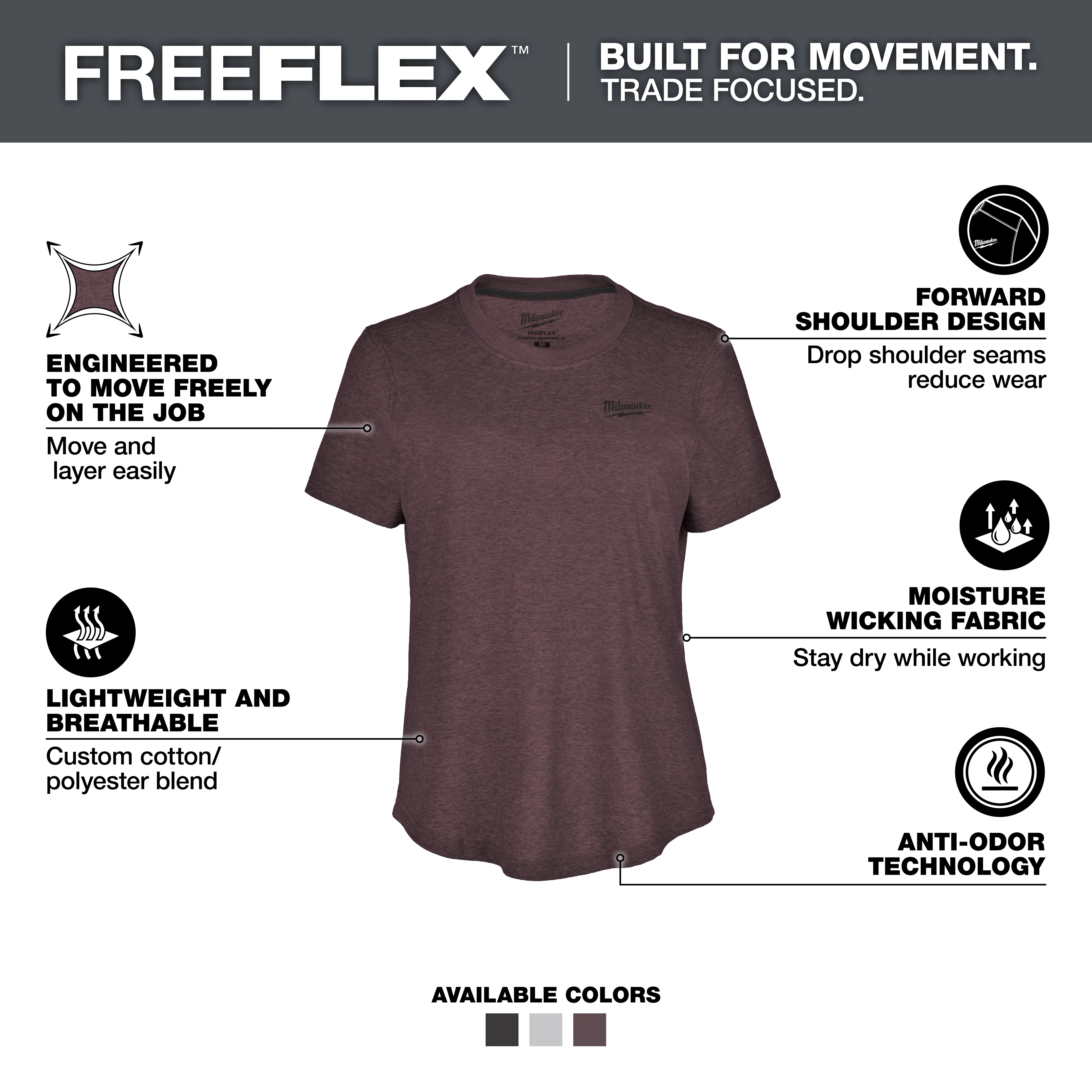 Women's FREEFLEX™ Hybrid Tee - Short Sleeve
