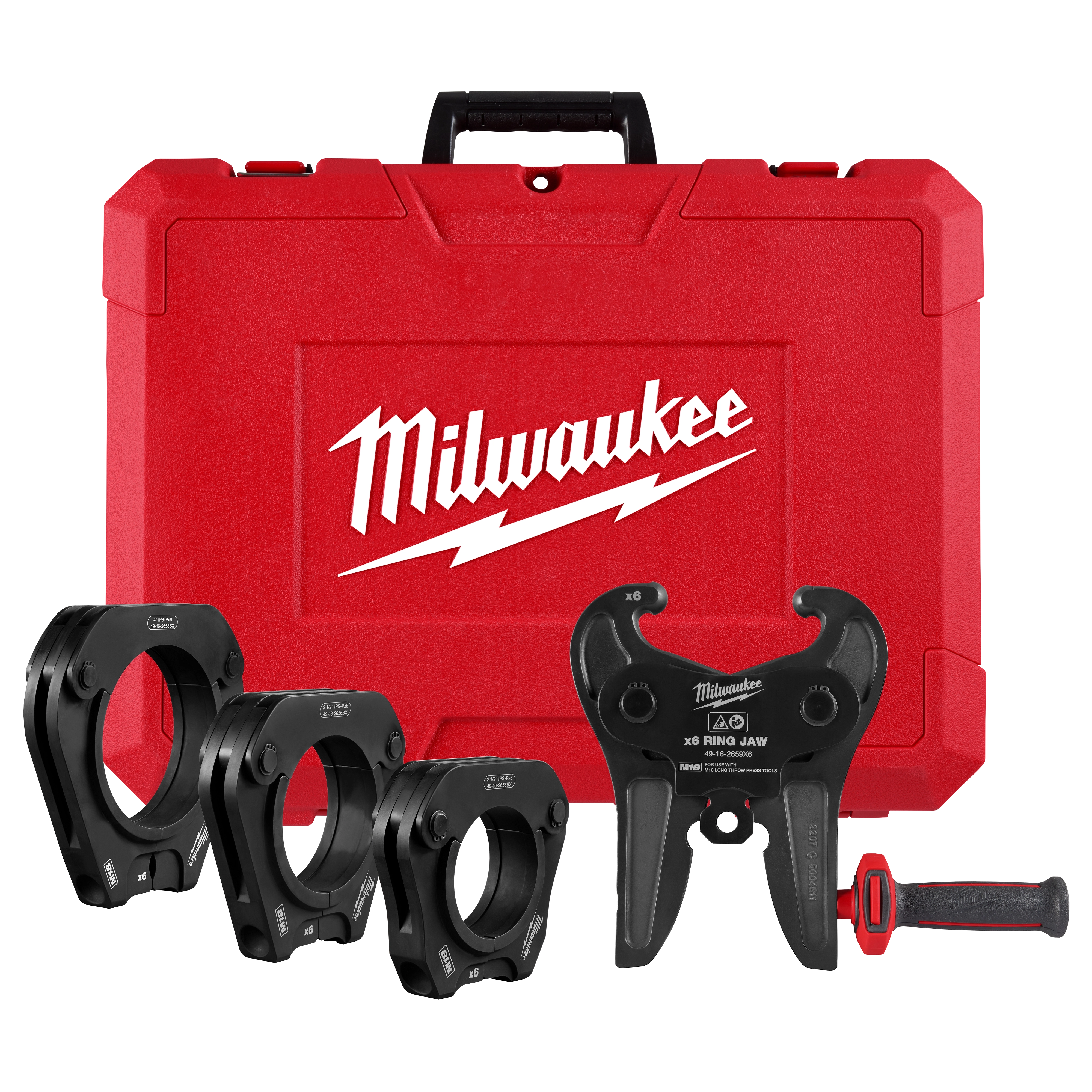 Image of the Milwaukee 2-1/2" - 4" IPS-P Pivoting Press Ring Kit