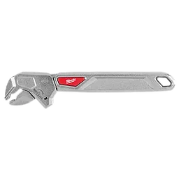 6" Ratcheting Adjustable Wrench with a long metal handle and ratcheting jaw, featuring a red accent panel.