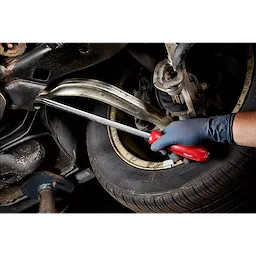 Man using the Pry Bar on the jobsite