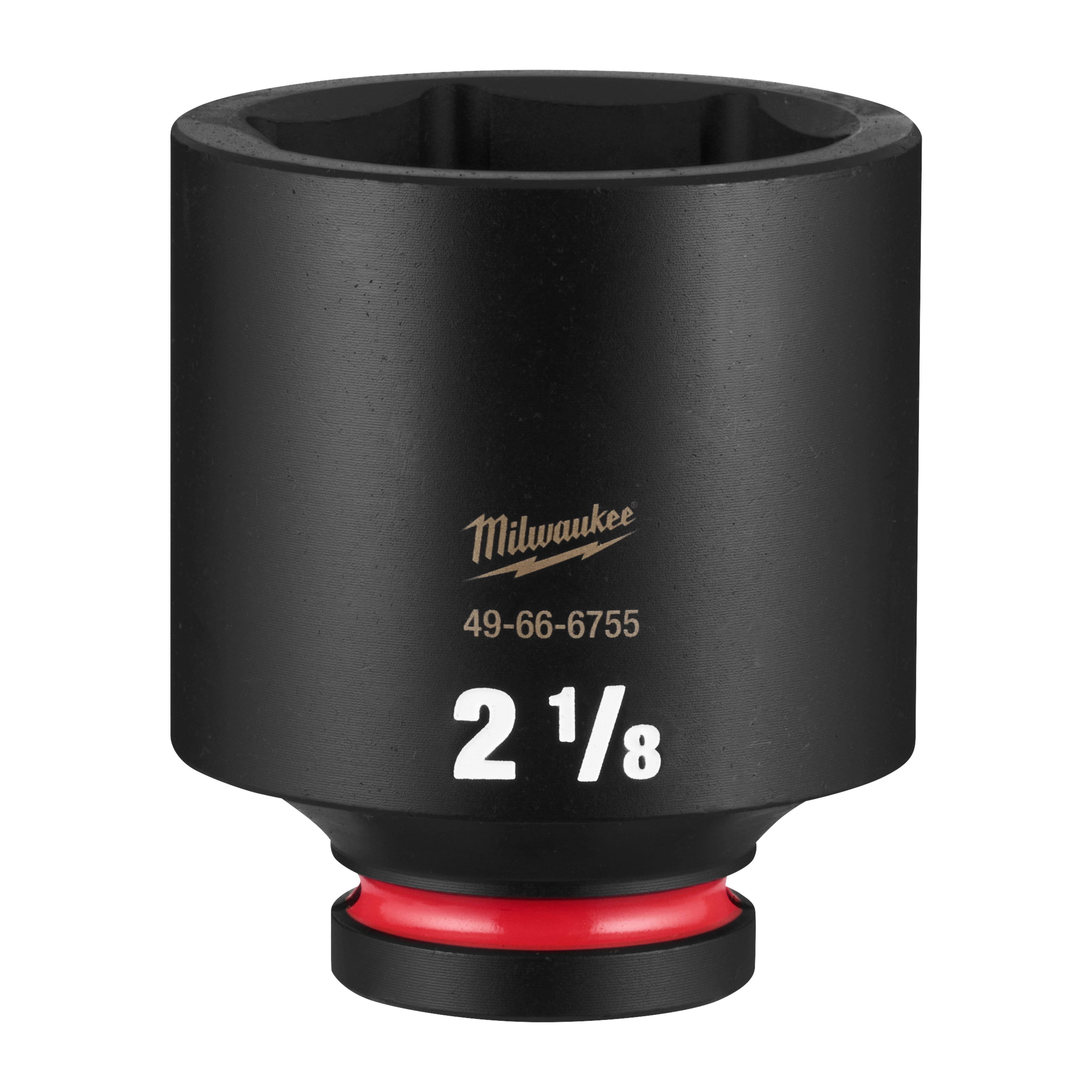 SHOCKWAVE Impact Duty 3/4" Drive 2-1/8" Deep 6 Point Socket standing upright on a plain background.