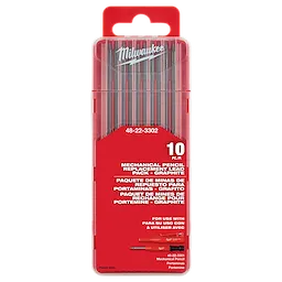 Mechanical Pencil Replacement Lead – Graphite pack containing 10 pieces in a red case with product number 48-22-3302 displayed on it.
