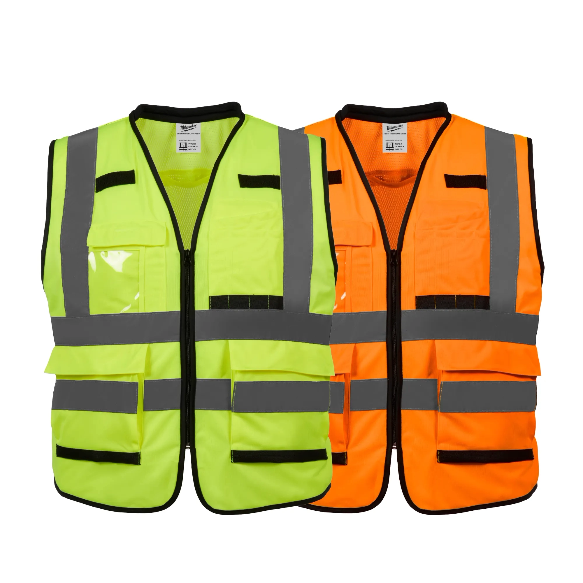 S/M) Class 2 Orange High Visibility Work Vest | Milwaukee Tool