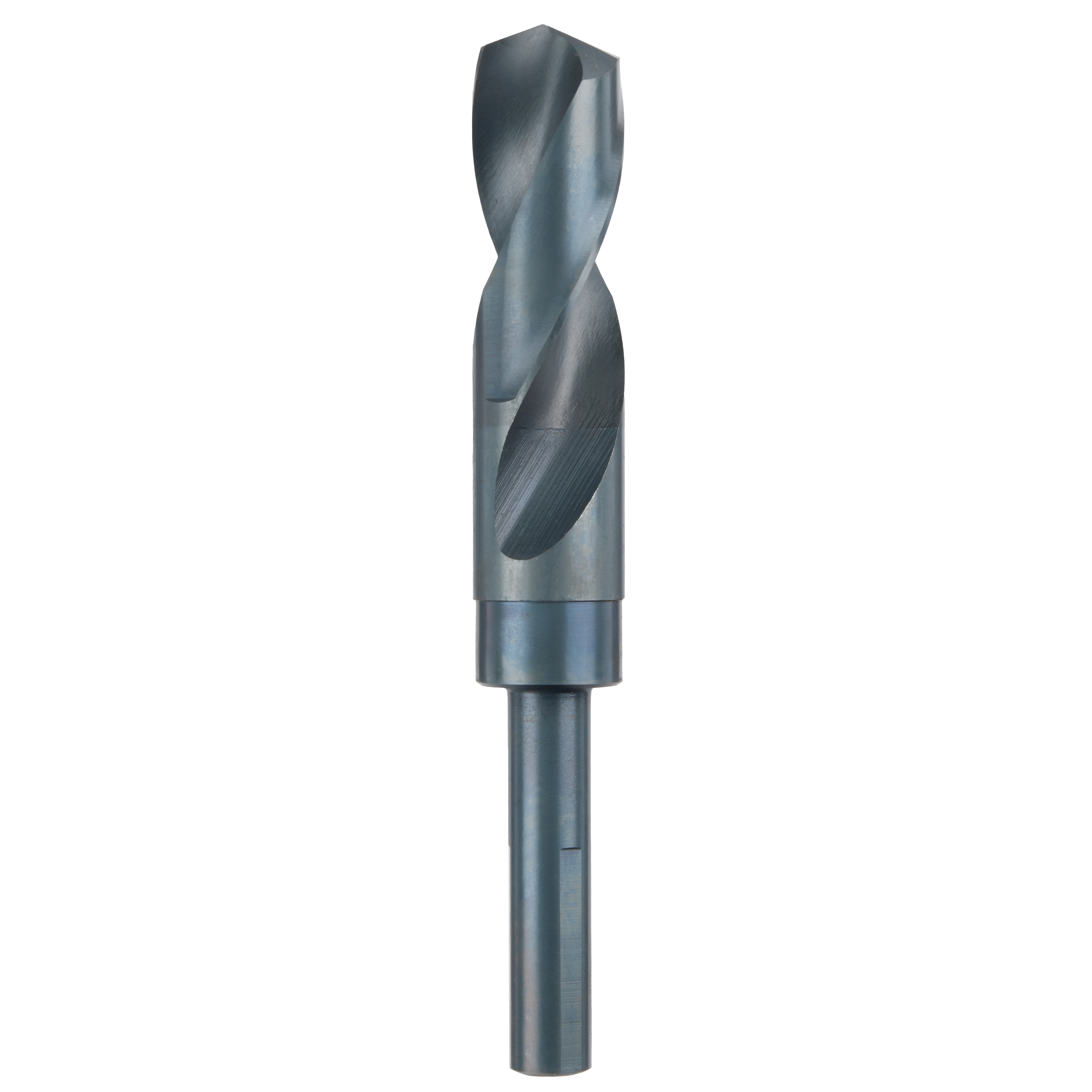 29/32" S&D Black Oxide Drill Bit, featuring a spiral flute design and a black oxide finish for durability and corrosion resistance.