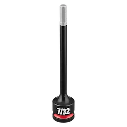 SHOCKWAVE Impact Duty 3/8" Drive 4" Hex 7/32" Bit Socket standing upright on a plain background.