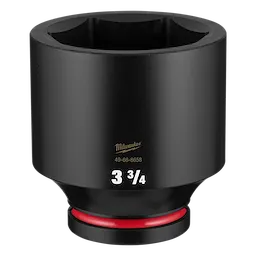 SHOCKWAVE Impact Duty 1" Drive 3-3/4" Deep 6 Point Socket standing upright on a plain background.