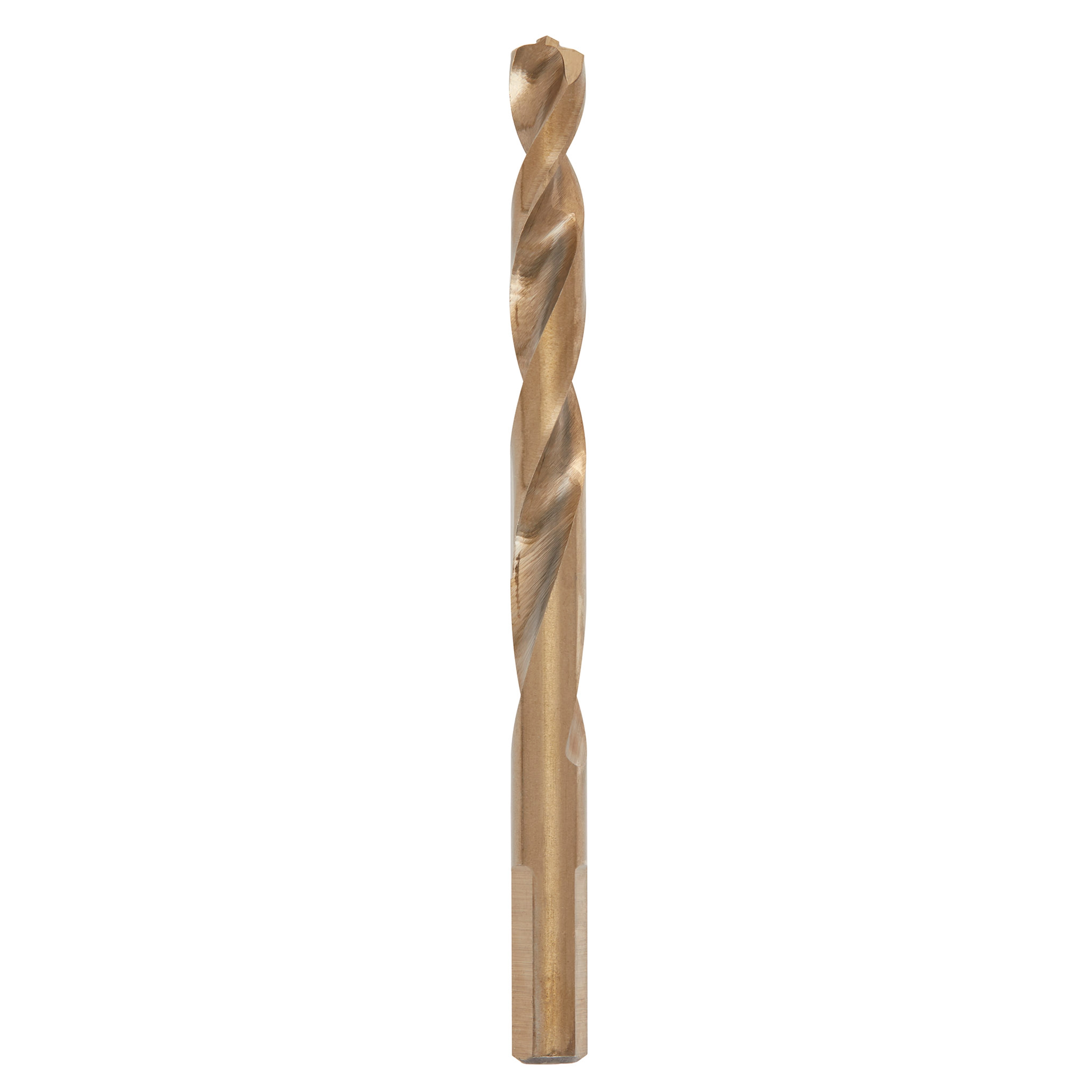 RED HELIX Cobalt 21/64" Drill Bit with spiral flutes and hex shank, designed for drilling into tough materials.