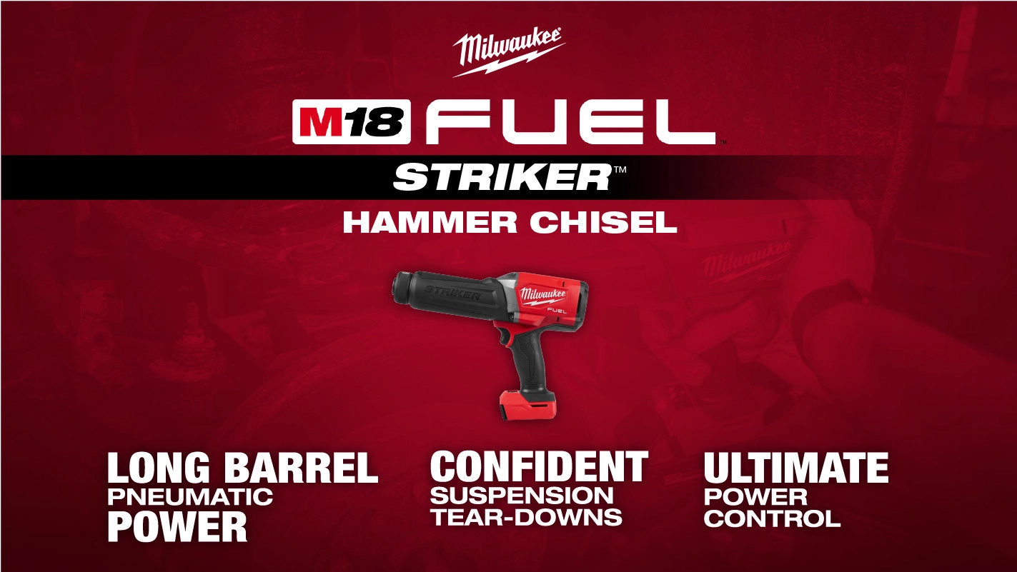 M18 FUEL STRIKER Hammer Chisel Kit video.