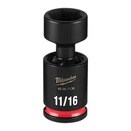 SHOCKWAVE Impact Duty 3/8" Drive 11/16" Standard Swivel Socket standing upright on a plain background.
