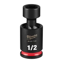 SHOCKWAVE Impact Duty 3/8" Drive 1/2" Standard Swivel Socket standing upright on a plain background.