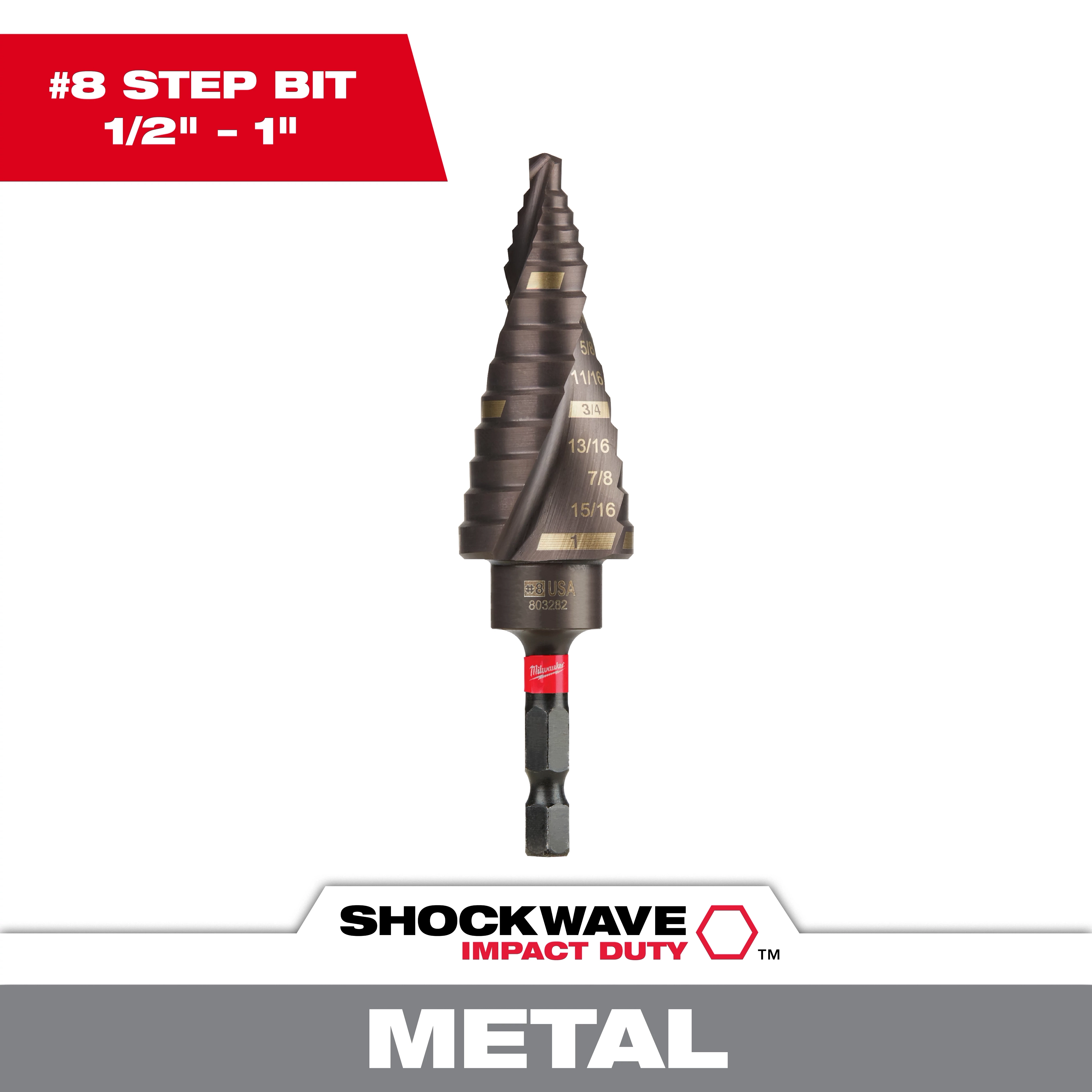48-89-9248 SHOCKWAVE Impact Duty Step Bit Primary Image