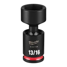 SHOCKWAVE Impact Duty 3/8" Drive 13/16" Standard Swivel Socket standing upright on a plain background.