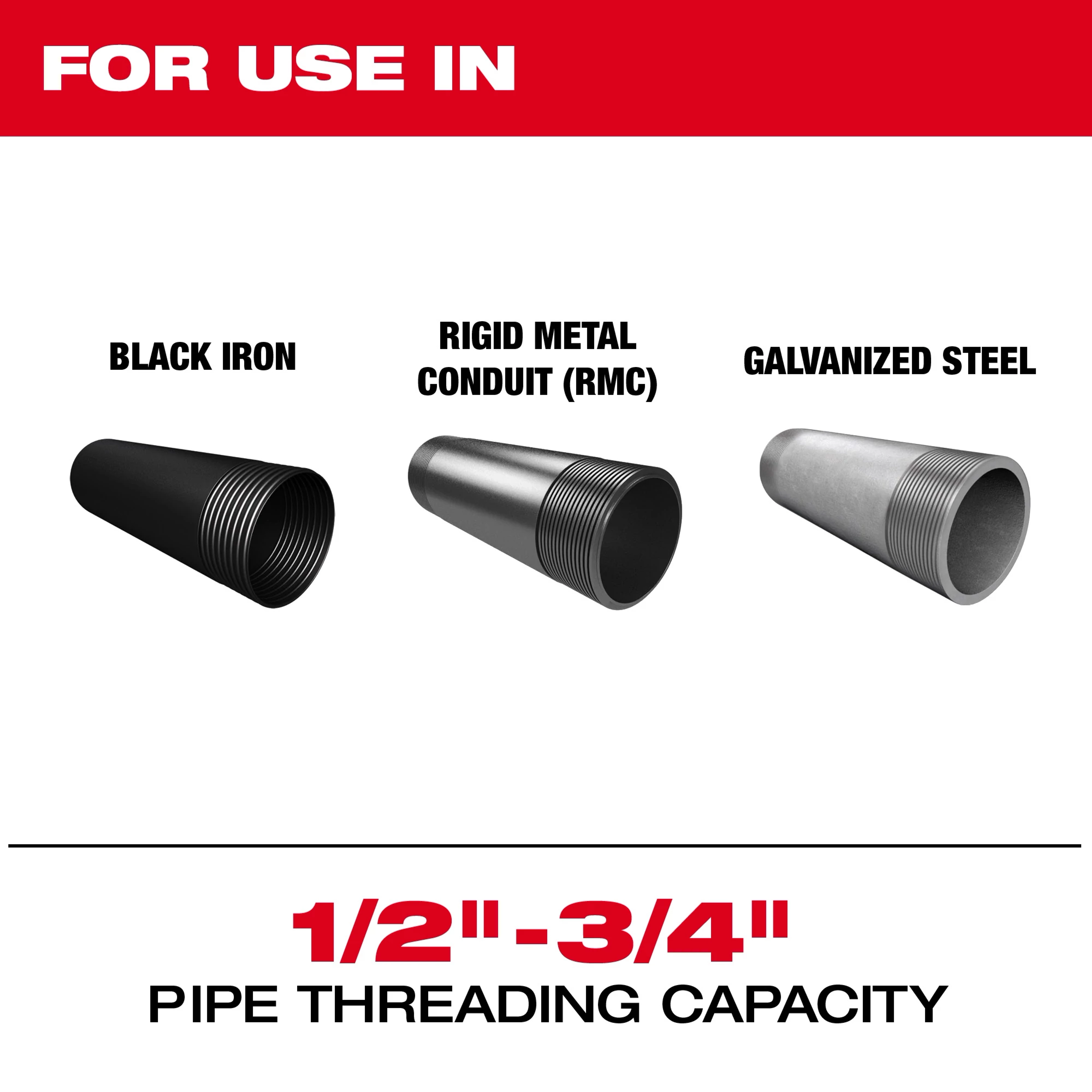 Universal%20Dies%20Image%20Reel is for threading 1/2"-3/4" black iron, rigid metal conduit (RMC), and galvanized steel pipes.