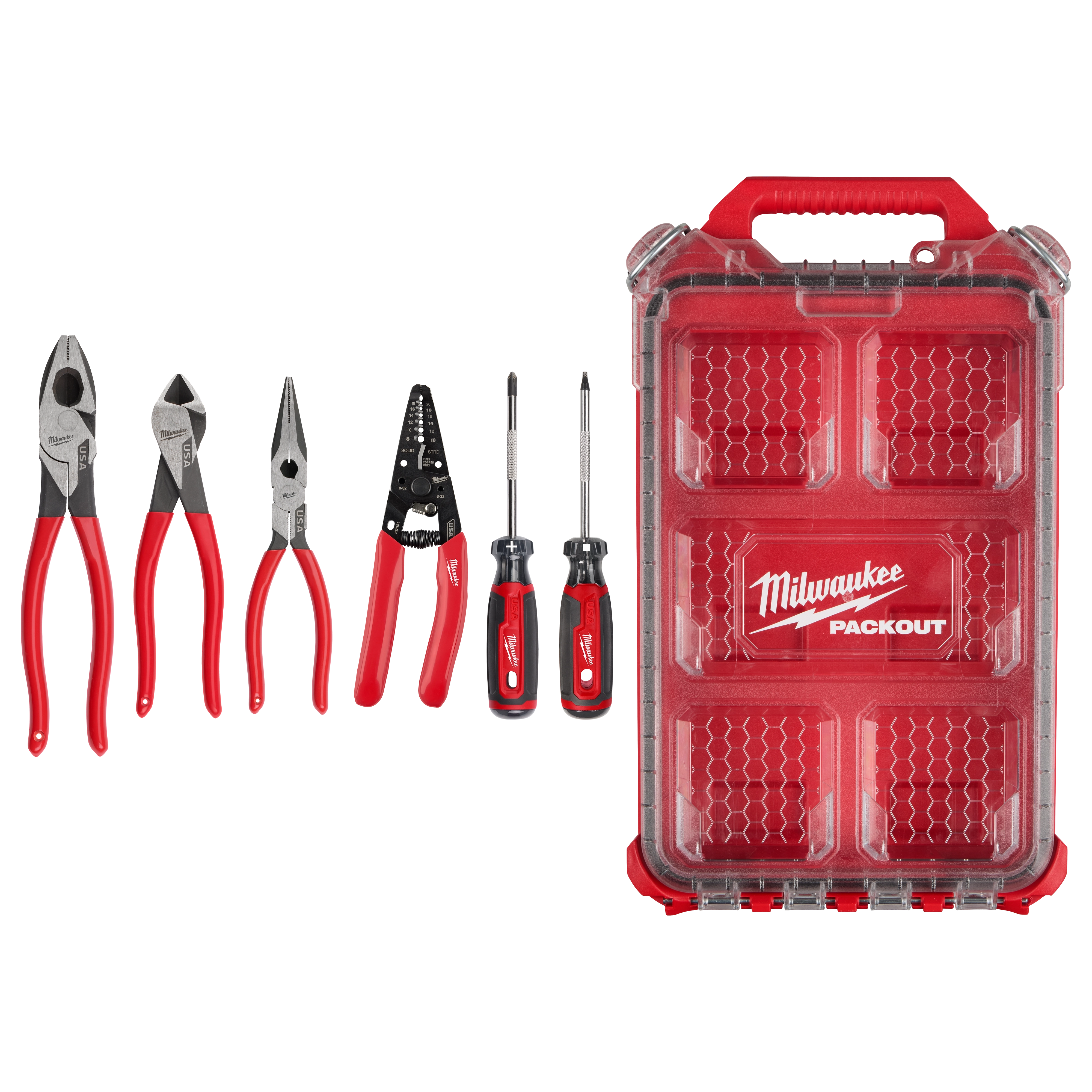 6 PC. Dipped Grip Kit (USA) w/ PACKOUT | Milwaukee Tool