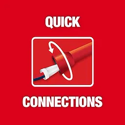 The Wire Nut Twister product image features a simplified icon of wires being twisted together with the text "Quick Connections" on a red background.