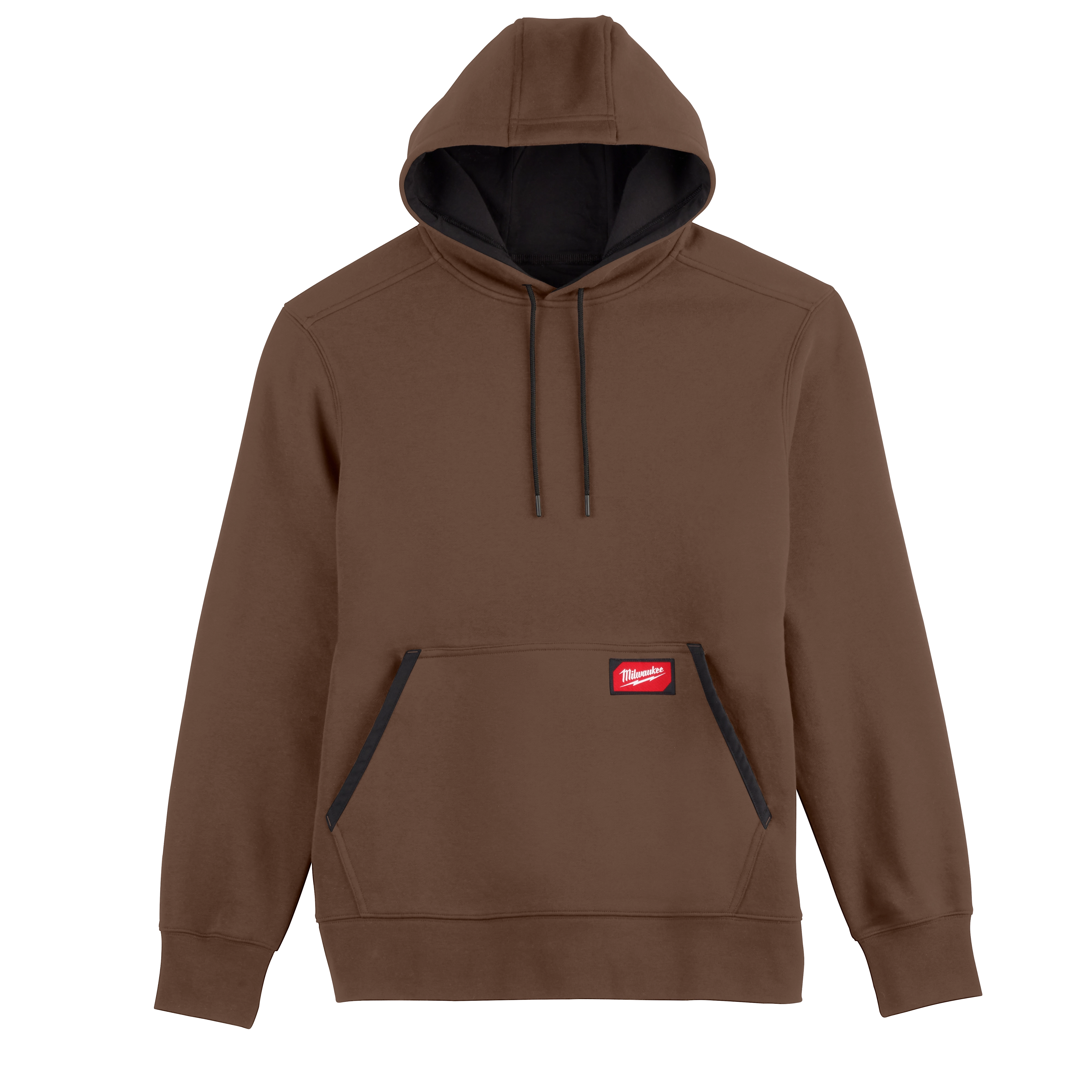 Brown midweight pullover hoodie