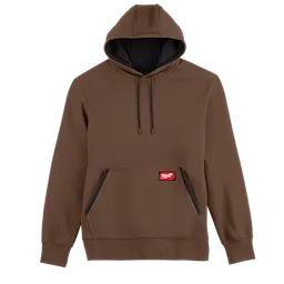 Brown midweight pullover hoodie