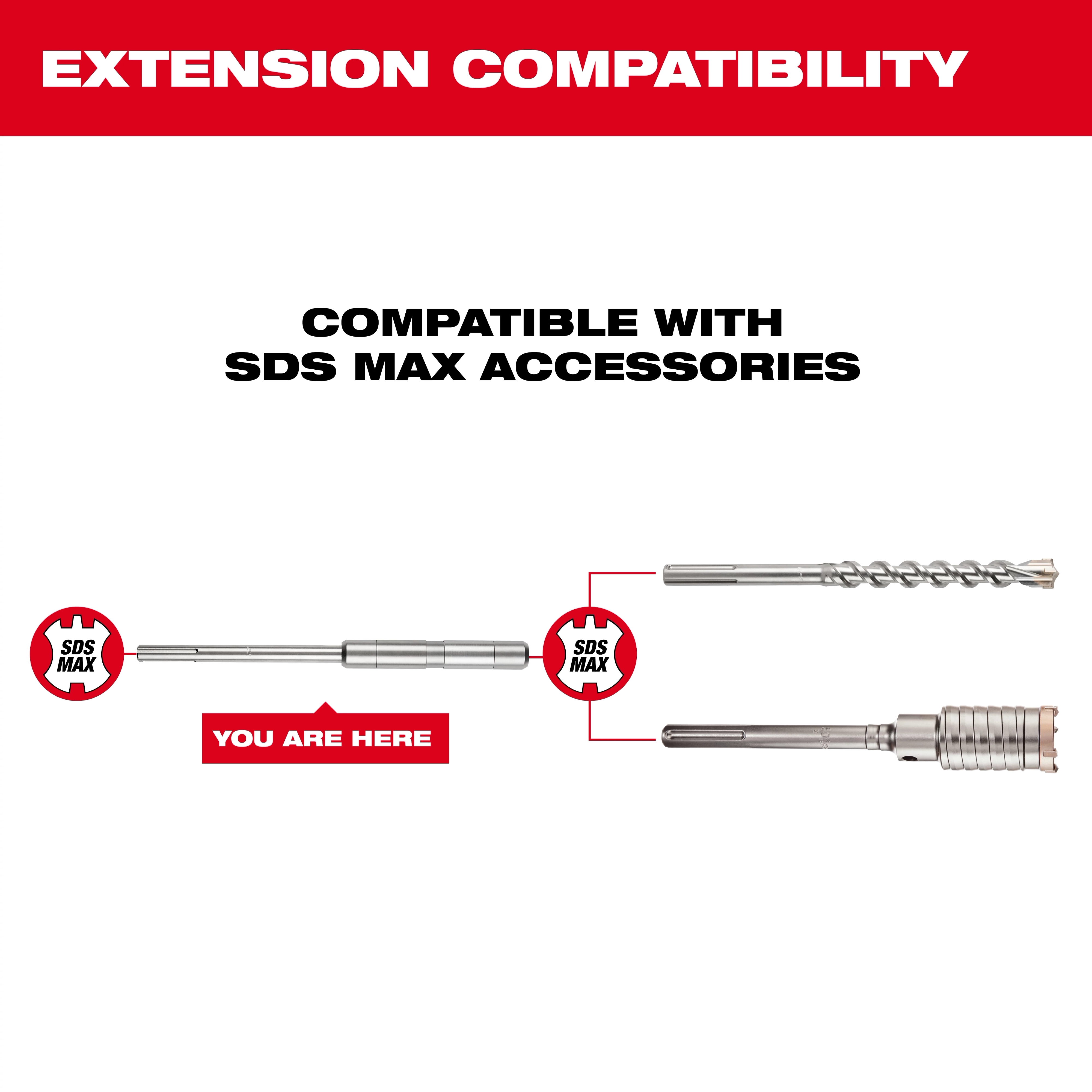 15" MAX-LOK™ SDS MAX Extension