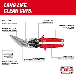 Straight Cutting Aviation Snips