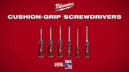 Cushion Grip, MIUSA, USA, Screwdrivers, Drivers, Cushion-Grip