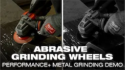 Milwaukee Bonded Abrasives Performance Plus Grinding Demo