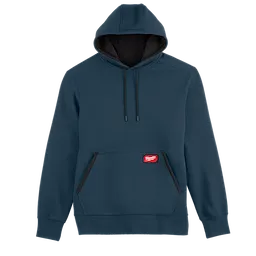 Blue midweight pullover hoodie