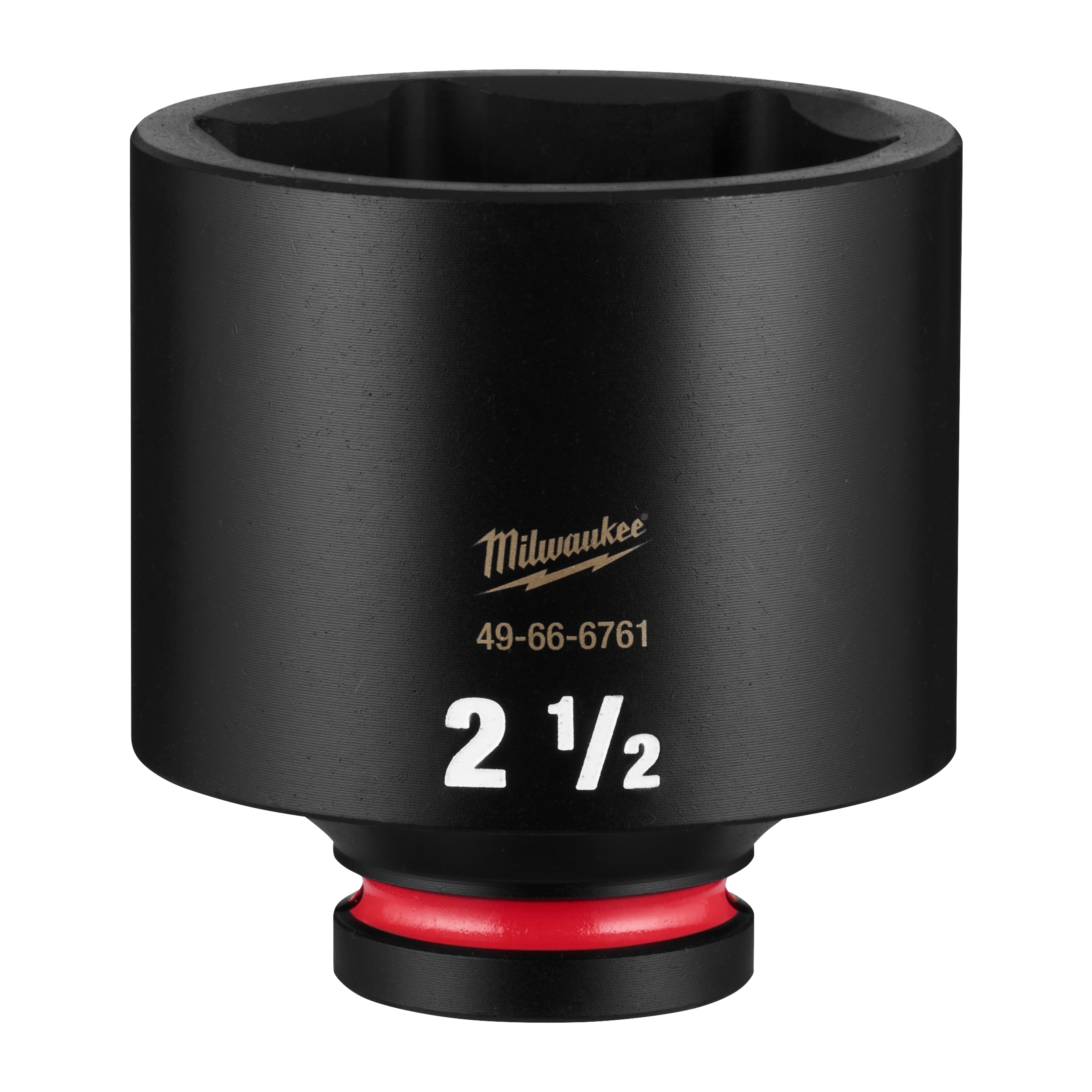 SHOCKWAVE Impact Duty 3/4" Drive 2-1/2" Deep 6 Point Socket standing upright on a plain background.