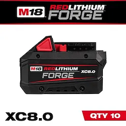M18 REDLITHIUM FORGE XC8.0 Battery (10 Pk).