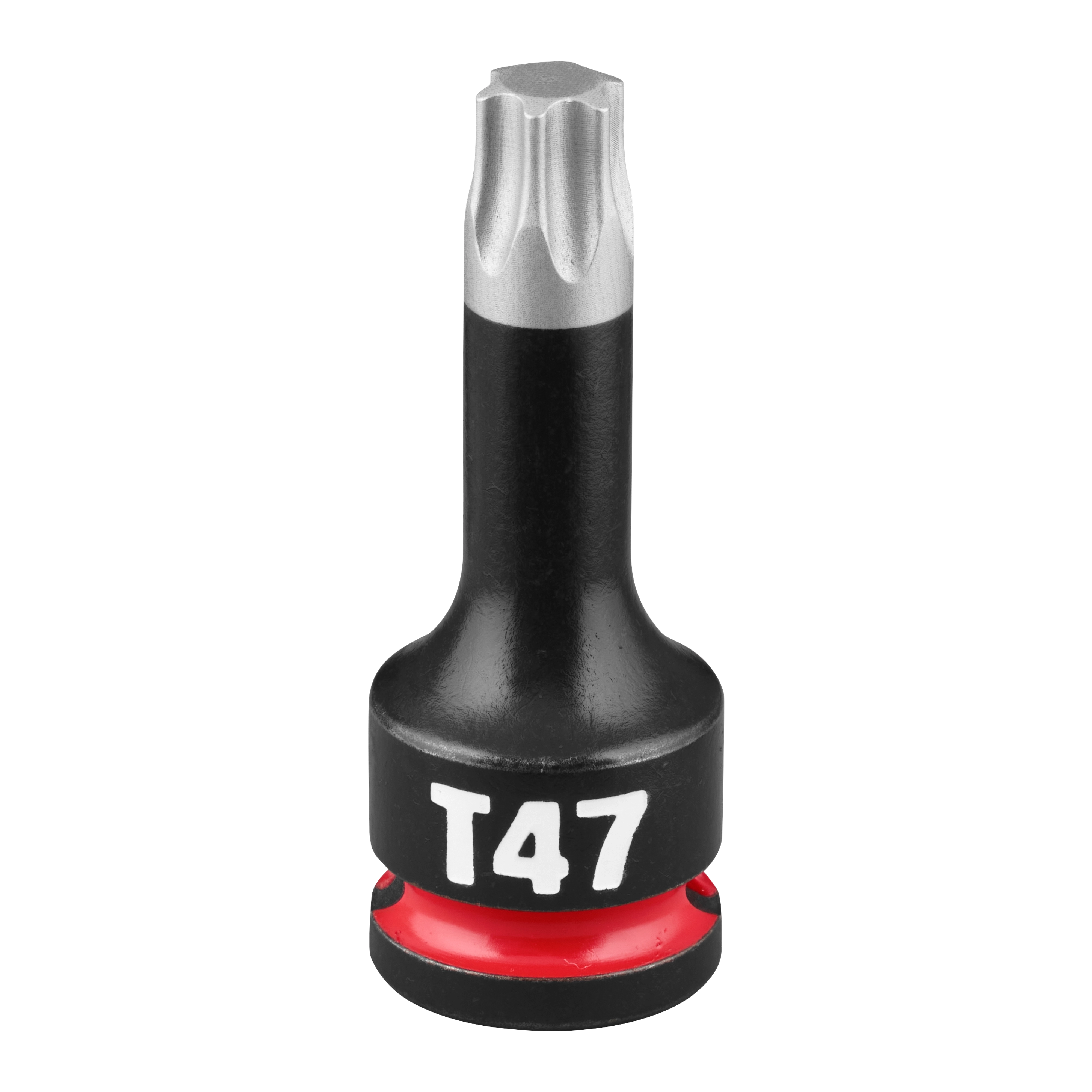 SHOCKWAVE Impact Duty 3/8" Drive 2" Torx T47 Bit Socket standing upright on a plain background.