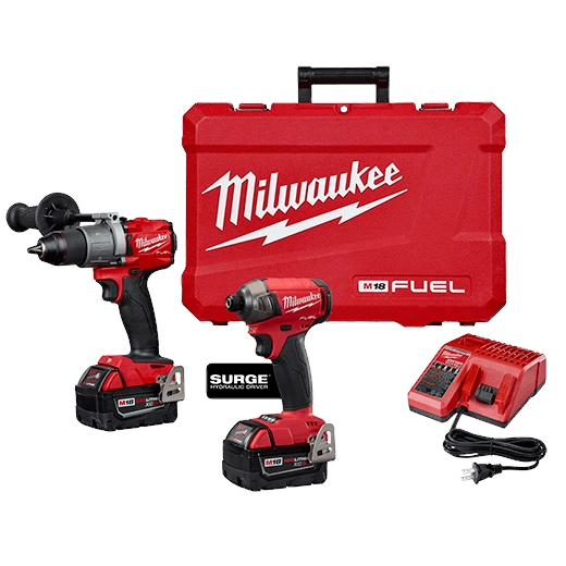 2999-22 - M18 FUEL™ 2-Tool Hammer Drill & SURGE™ Hydraulic Driver Combo Kit