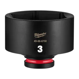 SHOCKWAVE Impact Duty 3/4" Drive 3" Standard 6 Point Socket standing upright on a plain background.