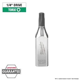 1/4" Drive T25 Torx Bit Socket