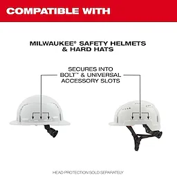 BOLT™ Compatibility Universal and Front Slots Helmets and Hard Hats