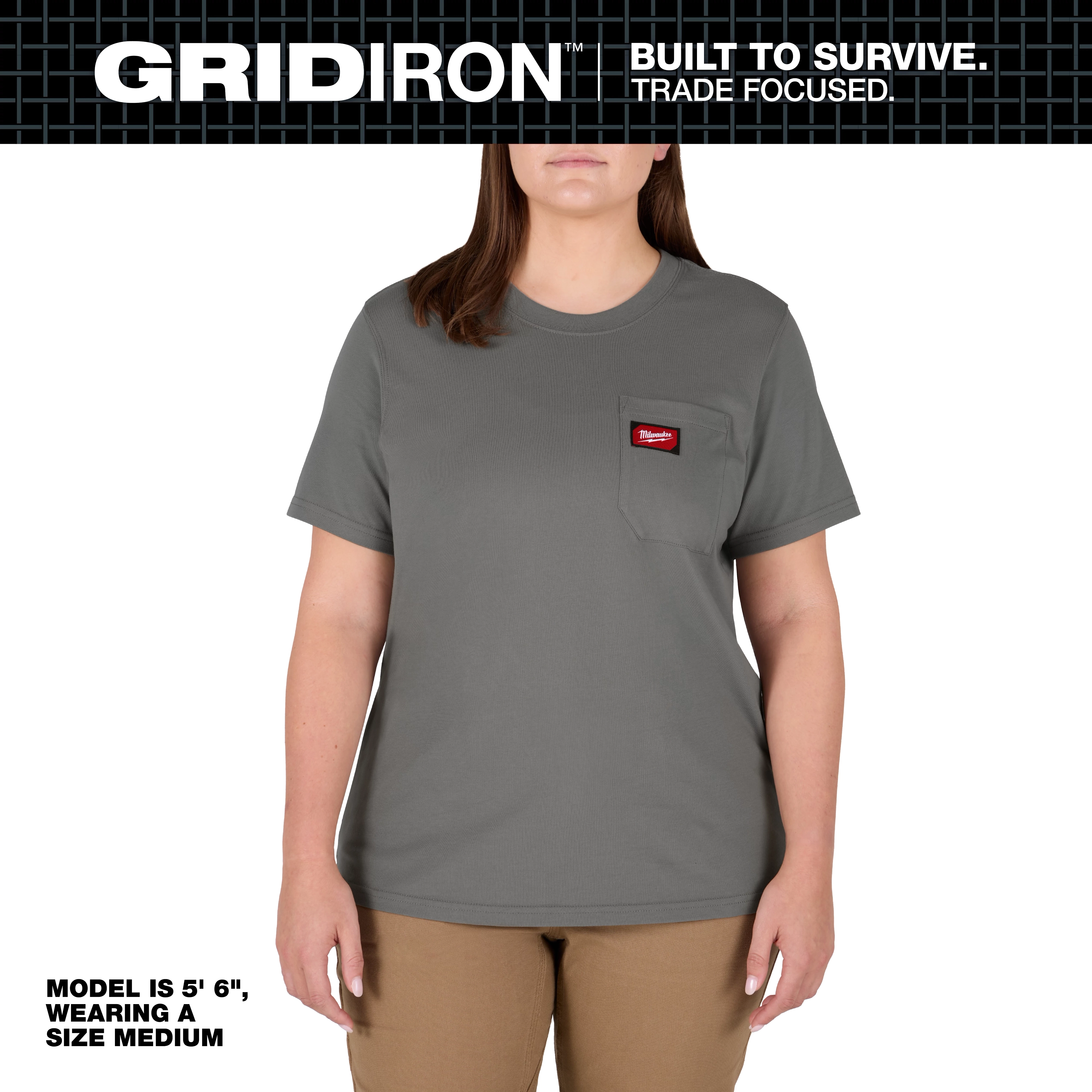 Image of the Women's GRIDIRON™Pocket T-Shirt - Short Sleeve
