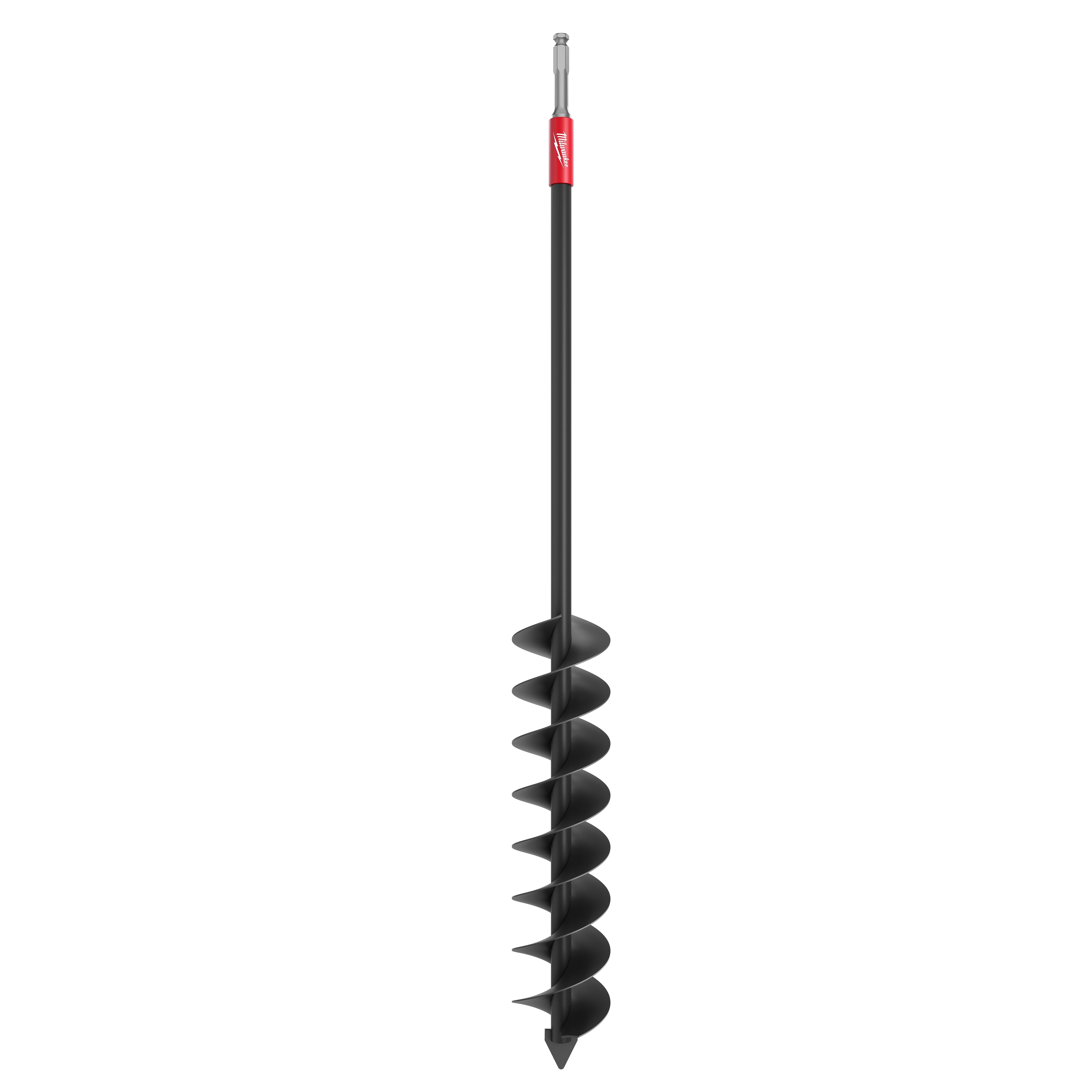 3” x 30” All Purpose Auger Bit with 7/16” Hex Shank standing upright on a plain white background.