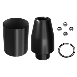 M18 FUEL STRIKER Hammer Chisel C-Ring Replacement Kit with two black sleeves, four small balls, and a circular ring.